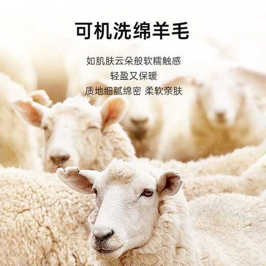 Septwolves machine washable new pure wool sweater warm lapel thin sweater men's sweater men's pullover sweater 102 (dark blue) 3XL 185/100A