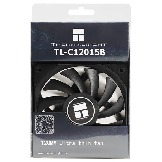 Limin (Thermalright) C12015 Ventilador del ventilador delgado de 12 cm Velocidad del ventilador 1500 RPM10% C12015B Fino ventilador