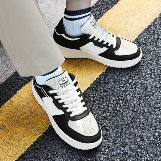 361 zapatos deportivos para hombres para la escuela de otoño comienza el reno espesor de la suela, las pequeñas zapatillas de mesa blancas, el tablero casual para hombres 672426615-4