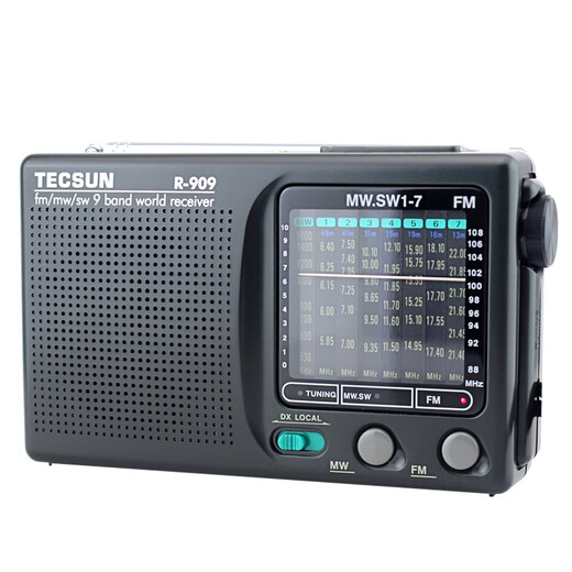 Tecsun R-909 Tecsun radio full-band semiconductor multi-band portable radio for the elderly AC and DC universal outdoor radio Tecsun R-909