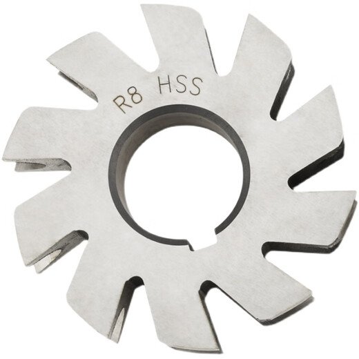 XMSJ high-speed steel concave semicircular milling cutter arc R cutter three-sided edge disc arc milling cutter R1R2R8R10R20 R12590X39