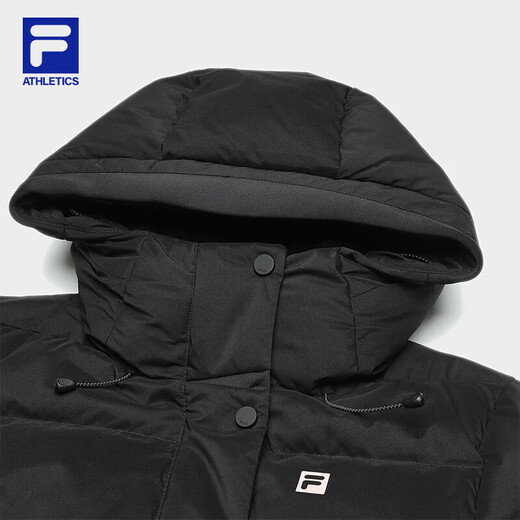FILA official women's mid-length down jacket 2025 winter 90 goose down high-pile 740+ warm and cold-proof jacket