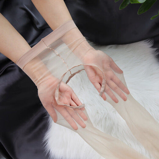 Feiyu's new stockings 0D one-line crotch ultra-thin pantyhose invisible transparent flesh-colored sexy seamless socks bottoming socks one-line black one size