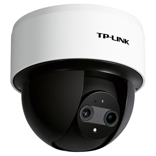 普联（TP-LINK）无线监控摄像头 家用监控器 室内家庭客厅WiFi吸顶半球360°度全景旋转云台高清视像头手机APP远程 400万4MP全彩夜视【双目变焦版】 128GB内存卡【免费升级256GB