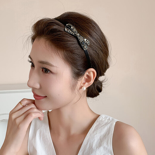 Chimera (CHIMERA) broken hairband teeth non-slip headband bow thin edge headband hair card hair accessories headdress women's Chinese Valentine's Day gift