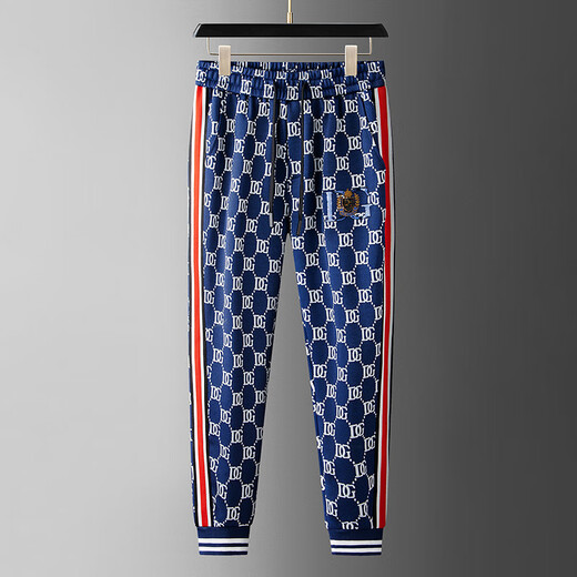 Aoshengte High-End European Trendy Casual Hosen für die Frühlings- und Herbst-Slim-Sporthose für Männer für Jugendliche atmungsaktive Hose für Männer Khaki 32