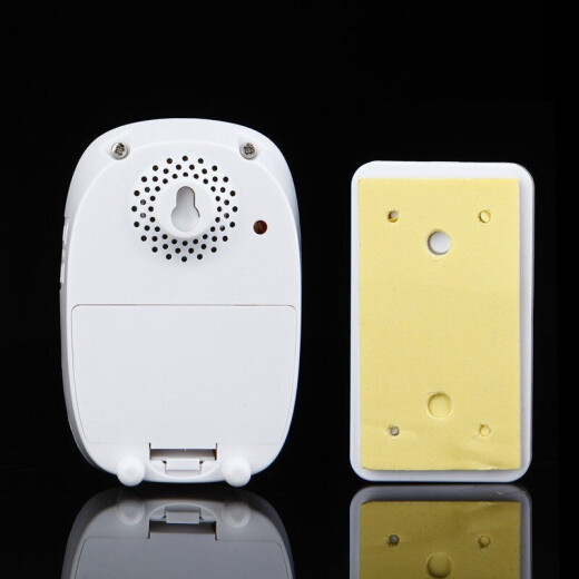 Kajias all-battery wireless home DC doorbell unplugged remote control doorbell one-to-two to one outdoor waterproof [K01 gold] 1 receiver + 1 button + battery