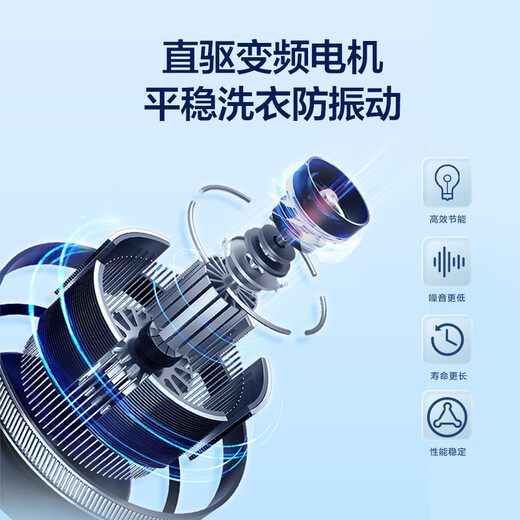 海尔（Haier）波轮洗衣机全自动家用 10公斤大容量 一级能效 双动力防缠绕 除菌螨 BZ659 家电国家补贴20%