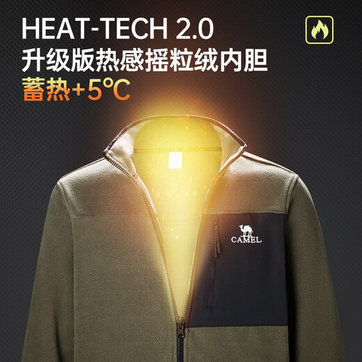 Camel Jacket Men's and Women's Three-in-One Jacket Thickened Outdoor Windproof Mountaineering Clothing Autumn and Winter M13CA49123