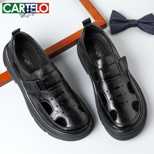 Cartelo Hole Schuhe Herren Lederschuhe Sommer atmungsaktiv weich