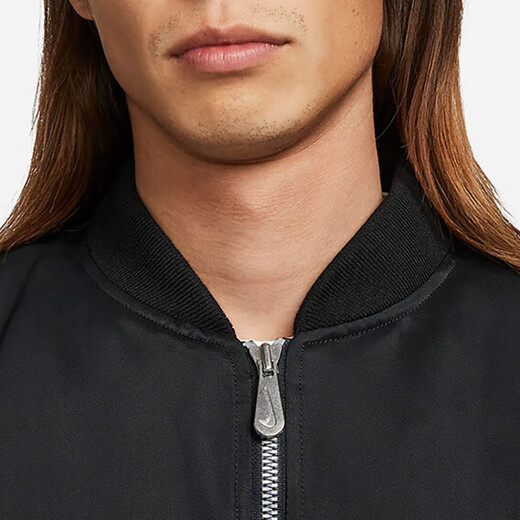 Nike Cotton Clothing Herrenkleidung 2024 Frühling Neue Baseballkleidung Outdoor Fitness Sportswear Windproof und warme Freizeitjacke DV9892-010 s / vorgeschlagen 100-120jin [Jin ist 0,5 kg]