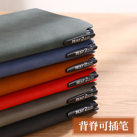 MU Lei A6 Notebook Softleder Notizblock Tragbares kleines Notizbuch Tasche kleines Reisetagebuch kleines Mini High Aussehen Englisch Buch Buch Customized 687-A6 Dunkelgrün Schaf Haut
