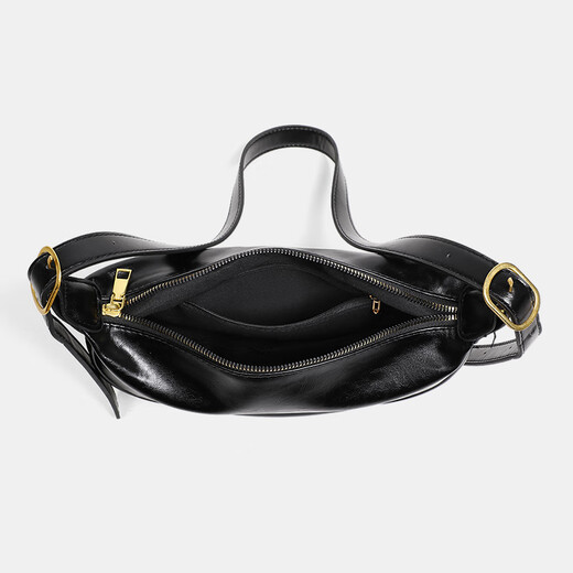 Viney brand bag women's bag new crossbody bag light luxury dumpling bag birthday gift for girlfriend and wife [black] practical and high-end fashionable bag fashionable versatile high-end casual niche shoulder bag