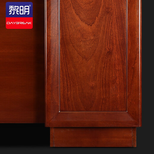 Liming JTH-21 office desk solid wood veneer paint desk middle office desk 1.4 meters writing desk 140*70*76cm