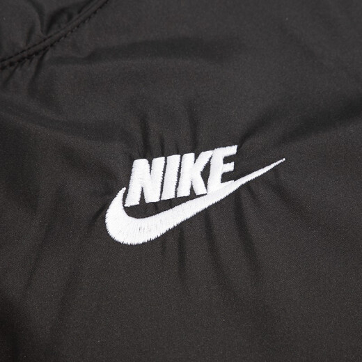 Nike (NIKE) two-piece nike women's suit, fashionable and breathable sportswear, hooded jacket, foot-collar trousers, DM6180-010/single-piece black jacket/suggested to take a size smaller XL