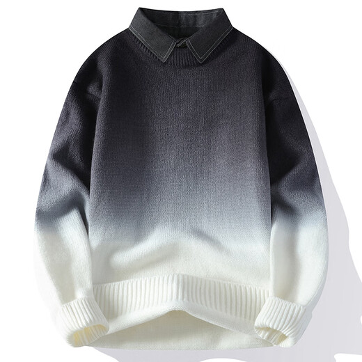 Loi cool automne et chaland décontracté d'hiver pull pour hommes épaissis épaissis de pull chaud de sous-vêtements de base de base pour hommes 9756 rouge 2xl