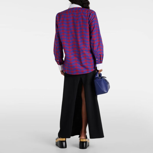 DRIES VAN NOTEN Printed cotton shirt P00915640 Beige XS CN 160/84