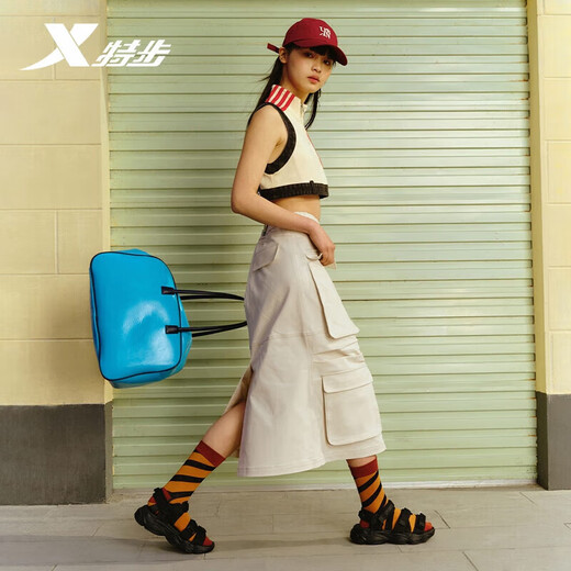 Xtep sandals for women sports outdoor non-slip 876218500006 black 38