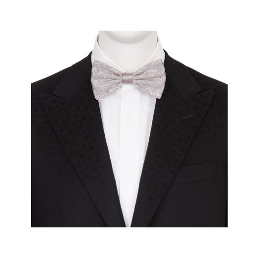 Stefano Ricci Men's Bow Tie Crystal Fitting Pure Silk Suit Shirt Butterfly Bow Tie 2024 New Tie Rice Pink All Size