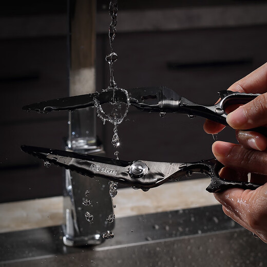 Sanbensheng kitchen bone scissors, all-steel scissors, powerful chicken bone scissors, multi-functional household food scissors, food supplement barbecue scissors, all stainless steel detachable kitchen scissors