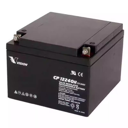 VISION威神铅酸蓄电池CP12240免维护12V24AH 太阳能UPS直流屏 CP12240