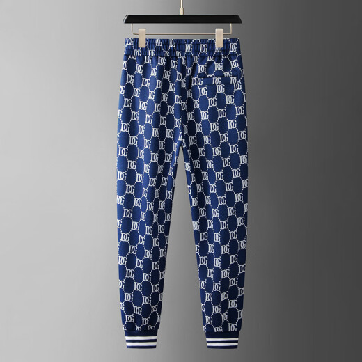 Aoshengte High-End European Trendy Casual Hosen für die Frühlings- und Herbst-Slim-Sporthose für Männer für Jugendliche atmungsaktive Hose für Männer Khaki 32