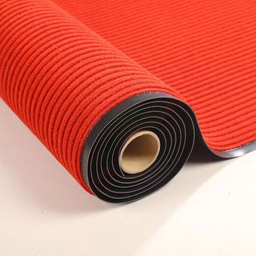 Ansixun cuttable door mats for entrance doors, customized hotel stairs, kitchen foyer, entrance non-slip mats, aisle corridor carpets, double stripes - gray, thickened and encrypted, 120CM wide*long, how many meters do you need to take a few pieces and send the whole picture