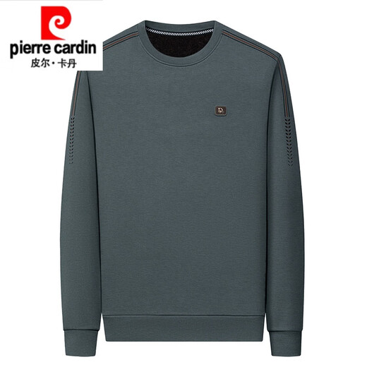 Pier Cardin T-shirt à manches longues en automne haut de gamme et hiver à manches longues pour hommes pour le cou rond plus en velours pour hommes chemise de base épaissie décontractée d'âge moyen pour hommes pour hommes pour velours 6625 mètres blancs épaissis 2xl 180 suggestions 150-165jin [Jin est égal à 0,5 kg]