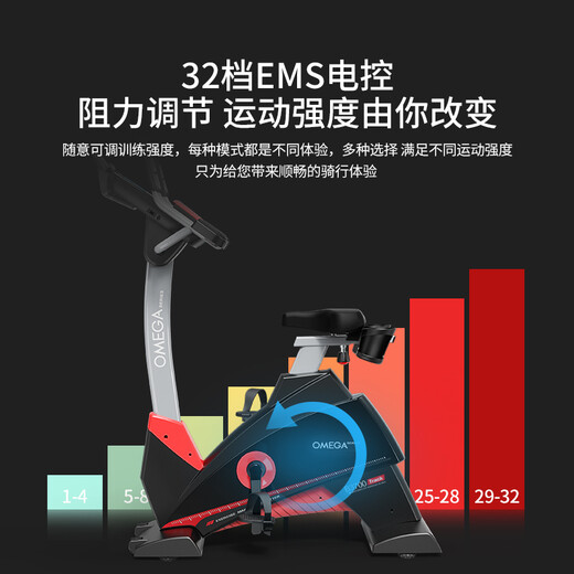 HARISON Hanchen vertical exercise bike luxury business exercise bike gym-specific sports fitness equipment 10.1-inch high-definition color screen/B3700 Track