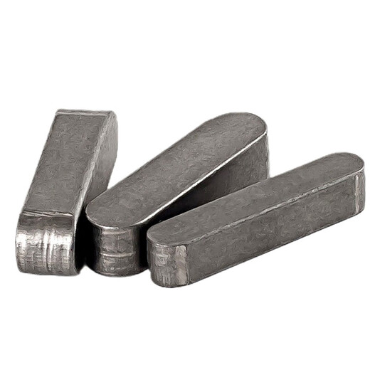 Bingneng 45# steel A-type rounded corner flat key pin GB1096 rounded corner shaft pin square key pin material flat key strip positioning square key strip latch 10*8*110 1 piece