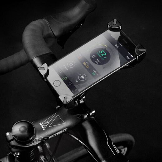 Cavalry company Cavalry bicycle mobile phone holder fixed rack electric vehicle battery car motorcycle mountain bike accessories navigation bracket riding equipment black