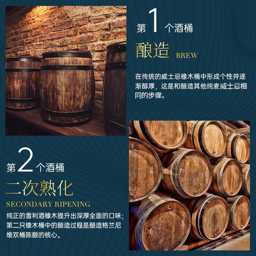 格兰尼维 （GLENONEVE）21陈酿 英国进口威士忌 40度雪莉桶洋酒烈酒700ml 【尝鲜价1瓶】700ml