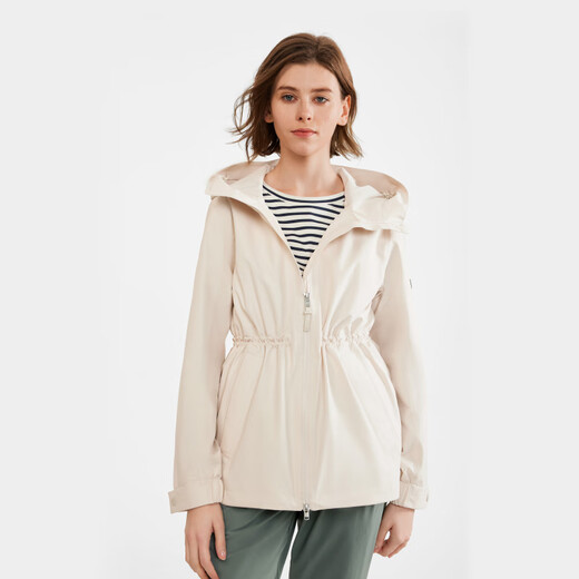 AIGLE【经典款】艾高夹克冲锋衣春夏经典款GORE-TEX防风防雨透汽 砂粉色 AW733 38(165/88A)