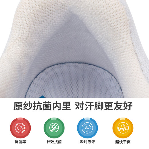 Kids.ing Kindergarten Indoor Shoes Spring and Autumn Mesh Shoes Breathable Sports Casual Shoes White Shoes Baby Shoes White Size 26