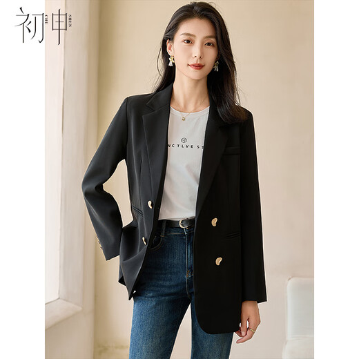 Chushen spring and autumn blazer women's retro high-end fashion temperament commuting casual jacket top S143U6009