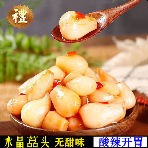 Yunnan specialty, sour and spicy rice pickles, buckwheat heads, sour and spicy rice pickles, fresh rice pickles, appetizers, pickles, pickles, 500g, 1 bag_ Send 2 bags, hot sale