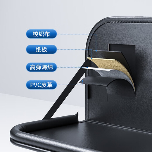 Suitable for Audi car seat back storage bag car back seat back storage rear multi-function seat back storage bag - black one Q5e-tronSQ5Sportback