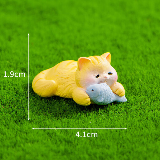 Cute Cartoon Shiba Inu Desktop Ornament Mini Puppy Kitten Simulation Animal Model Toy Micro Landscape Decoration 5 Naughty Kittens Set