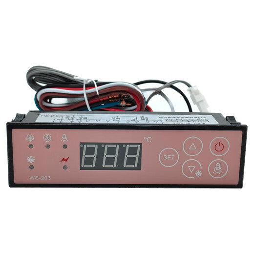 WUSUN Weisen WS-203C green display cabinet thermostat ice cream cabinet refrigerator hanging meat cabinet temperature controller silver WS-230F