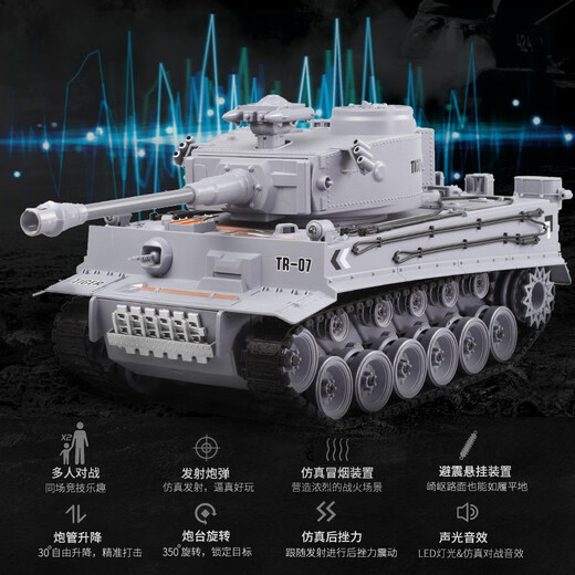 Lichengfeng Tank de control remoto Super grande puede disparar y lanzar municiones de munición Modelo de aleación de municiones Modelo de juguete Modelo de juguete Tank Tipo 99 Tank + Metal Track