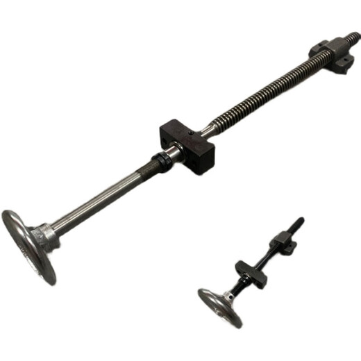 Aibido non-standard screw nut hand-cranked trapezoidal screw copper mother scale screw set mechanical hand-cranked lifting screw screw No. 1 260mm long 150 stroke diameter 18