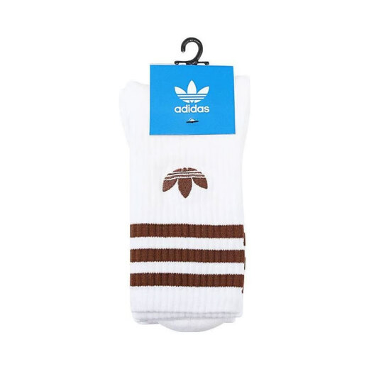 阿迪达斯 （adidas）三叶草袜子男袜女袜运动袜舒适透气高帮长筒休闲袜子 JP1278三双装 S-3538