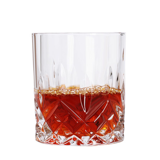 Foreign wine whiskey glass home beer glass cup set European creative spirit glass red wine wine set Taoyaner Taoyaner striped whiskey cup 300ml