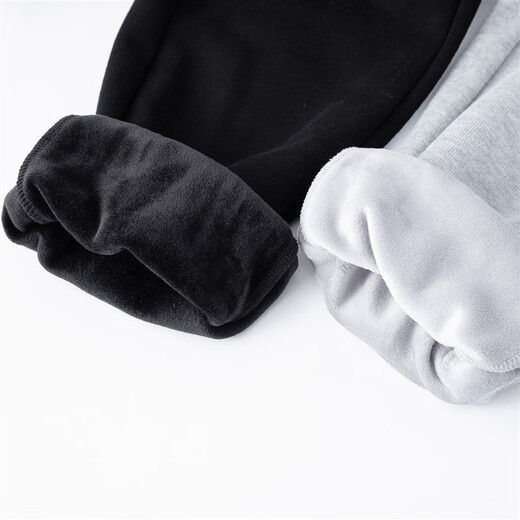 
Sailifu Extended version tall gray sports pants for women in autumn and winter casual pants for velvet thickened legs straight long trousers black extended single pants 9903 XXL (recommended 145 Jin [Jin equals 0.5 kg])