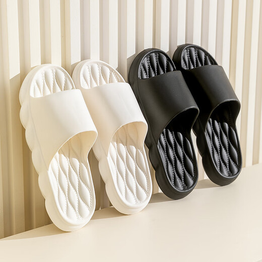 IQGD Hausschuhe Damen Bodensandalen Herren Badezimmer Innen- und Außenbekleidung Zuhause 20007 Yunduo Lingge Pink 40-41