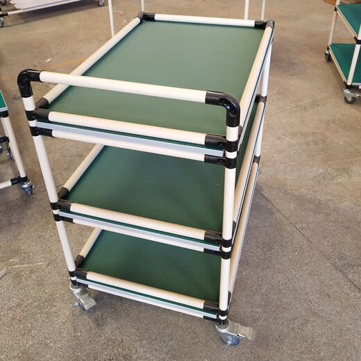 XMSJ Lean Tube Workbench de doble capa Material de la camioneta Rack múltiples envejecimiento de múltiples capas móviles L900W600H12004 Capa