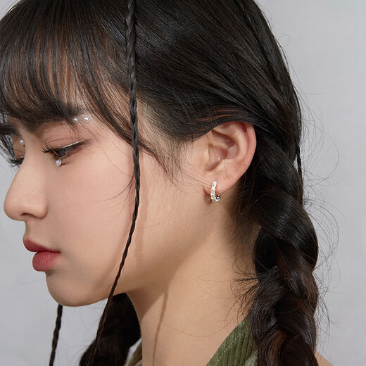 Dijing Boucles d'oreilles en argent en argent pour femmes