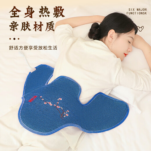 AI JOOU coarse sea salt bag hot compress bag shoulder and cervical spine hot compress bag physiotherapy bag electric heating shawl moxibustion mugwort hot compress bag blue