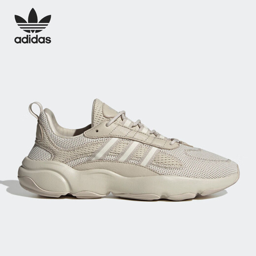 阿迪达斯 （adidas）三叶草男鞋女鞋夏季运动鞋网面透气跑步鞋复古老爹鞋休闲鞋JQ3927 JS3027/米灰 38.5