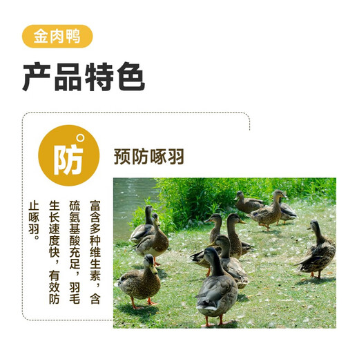 Jin Haoyuan Jin Haoyuan 5% meat duck premix 50Jin Jin is equal to 0.5kg, fed to slaughter, single package-25KG